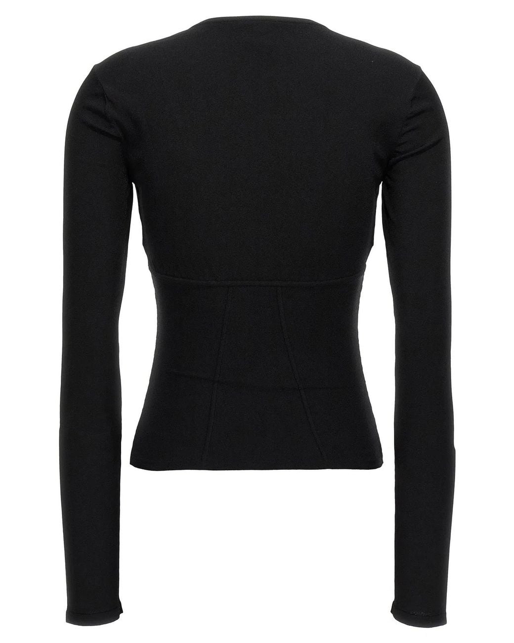 Nensi Dojaka Black Bustier' Top