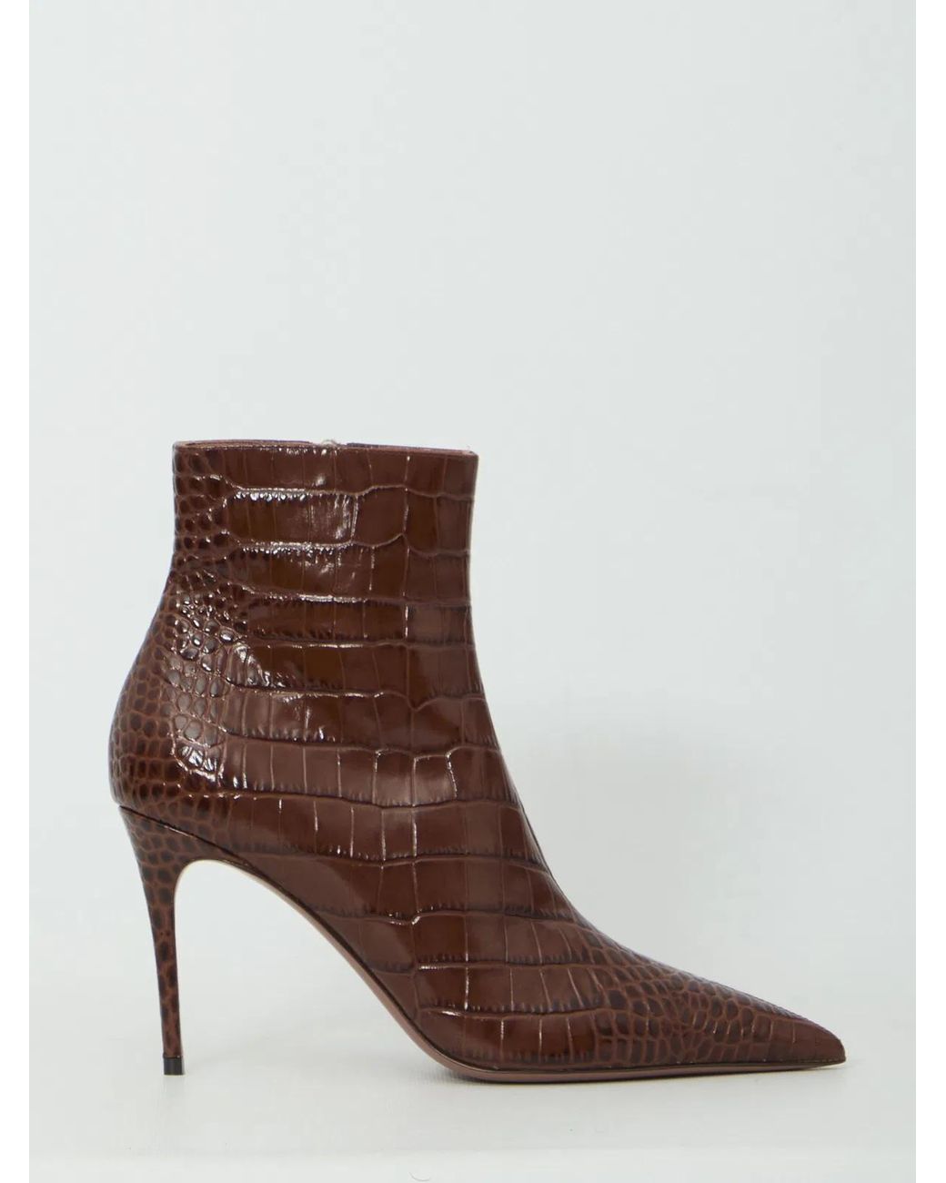 Paris Texas Brown Vera 85 Ankle Boots