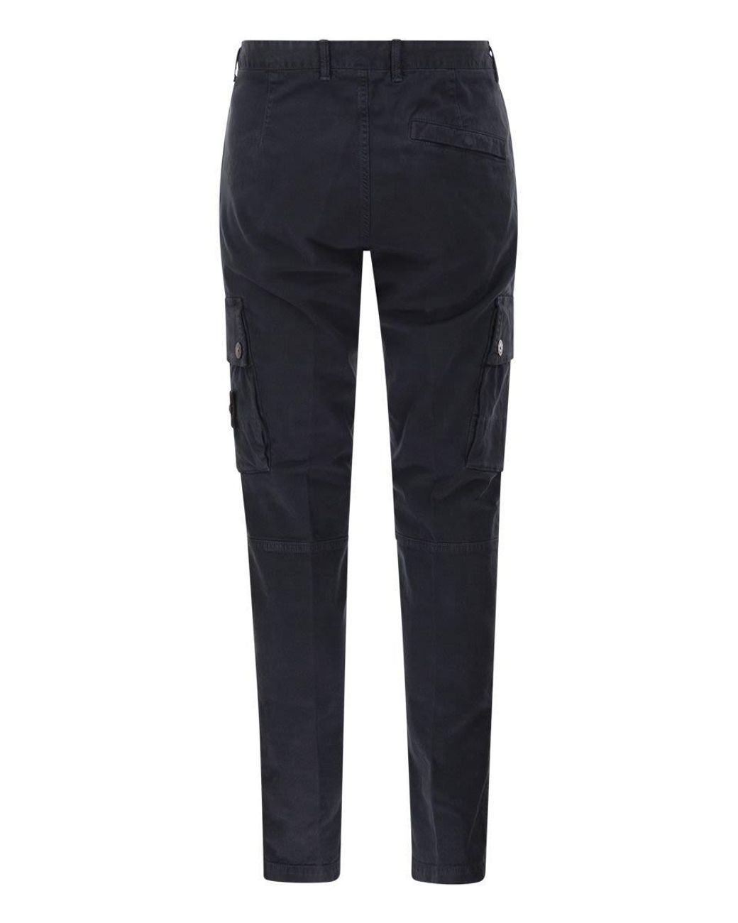 Stone Island Blue Slim-Fit Cargo Trousers for men
