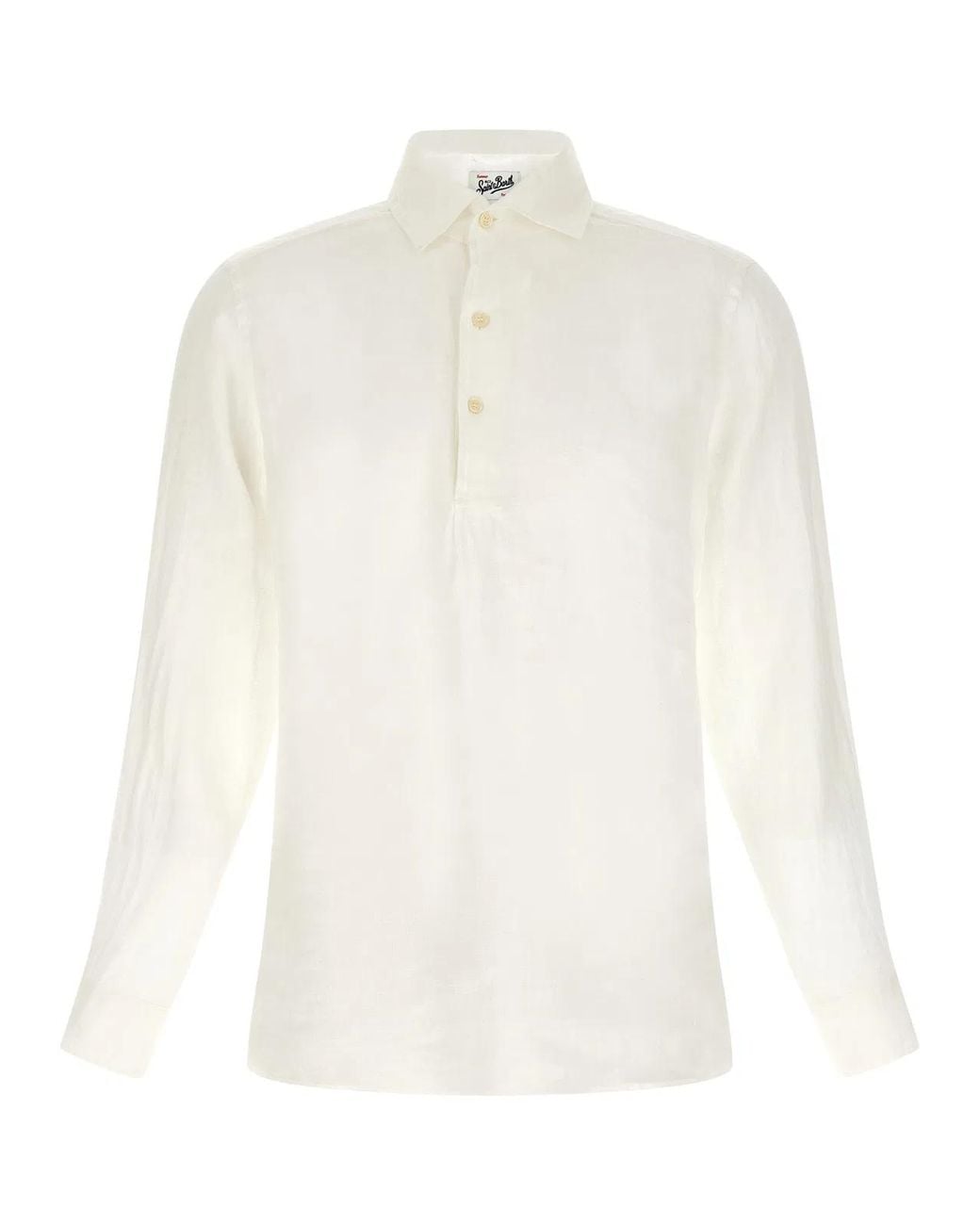 Mc2 Saint Barth White Full Sleeves Polo for men