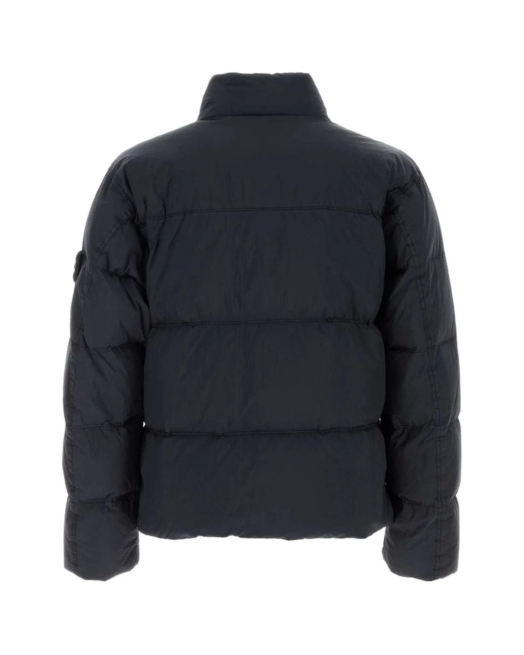 Stone Island Blue Midnight Nylon Down Jacket for men
