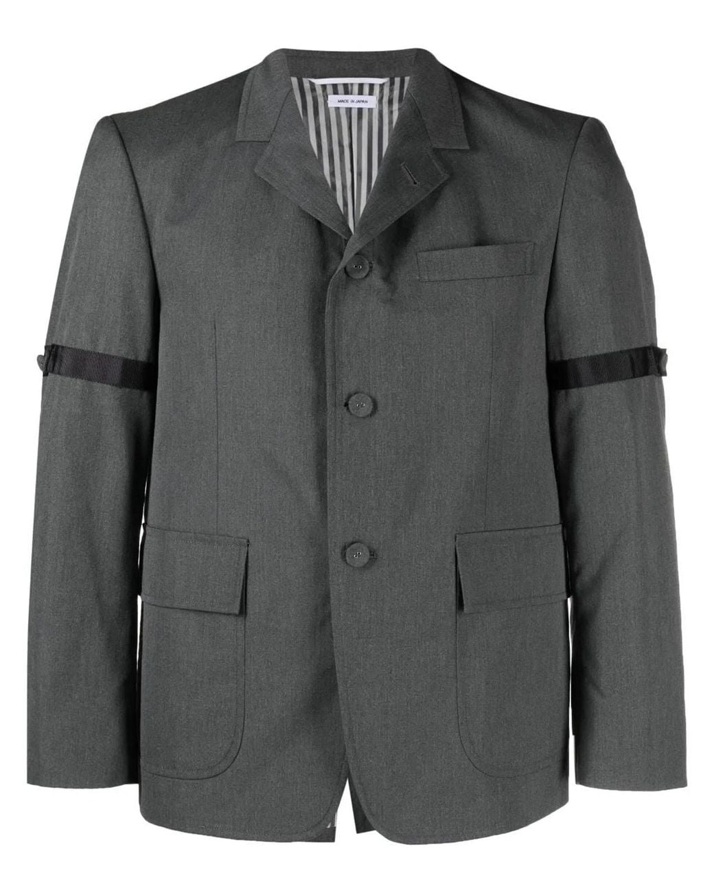 Thom Browne Black Unstructured Straight Fit Sb S/C With Gg Armband for men