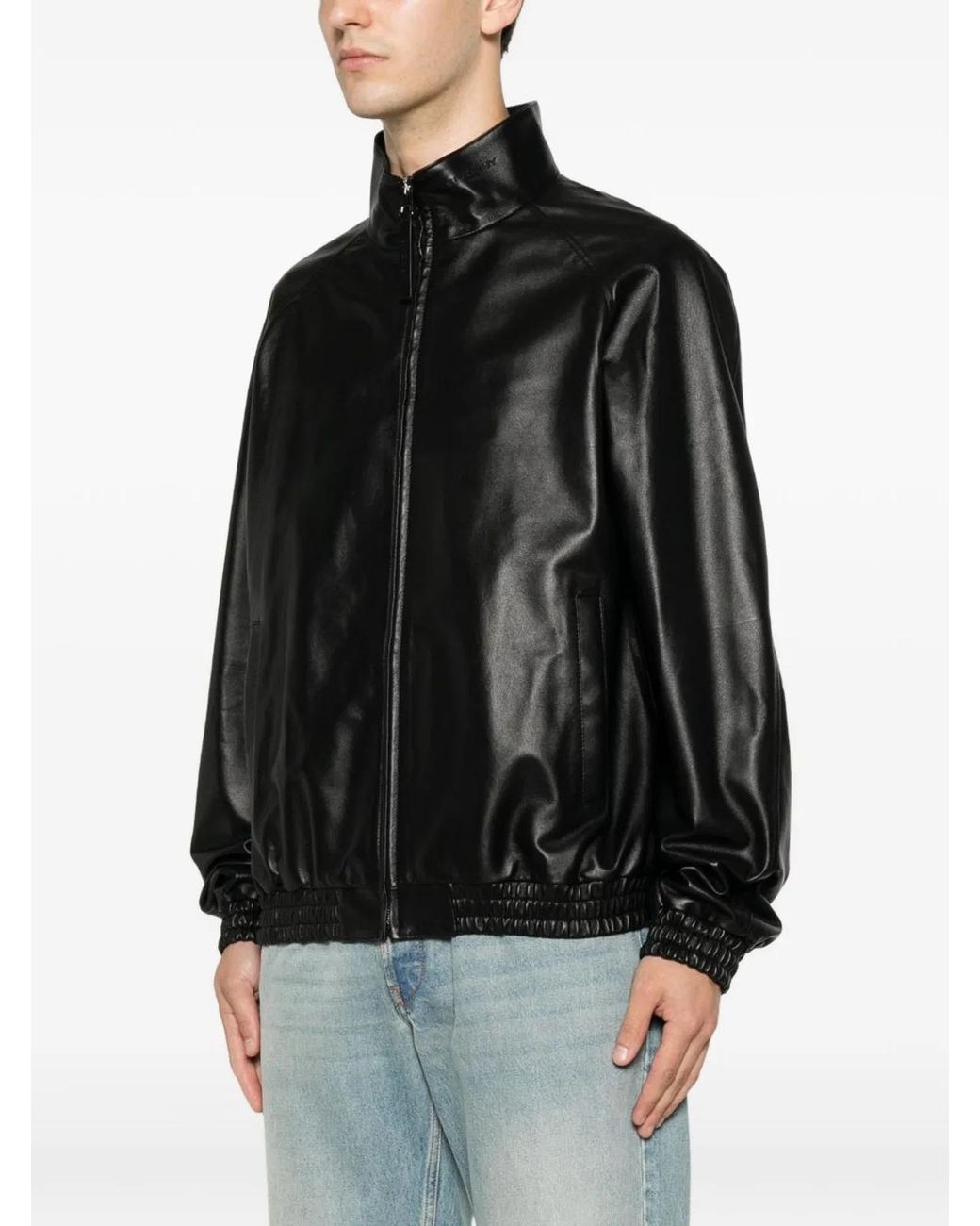 Givenchy Black Lamb Leather Jacket for men