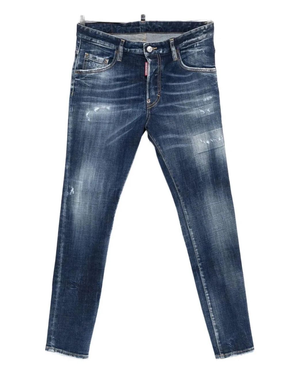 DSquared² Blue Pants 5 Pockets for men