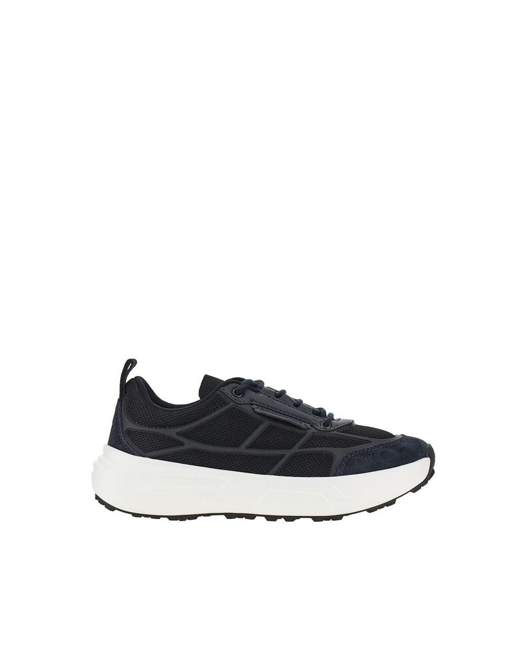 Emporio Armani Blue Travel Essential Mesh Sneakers for men