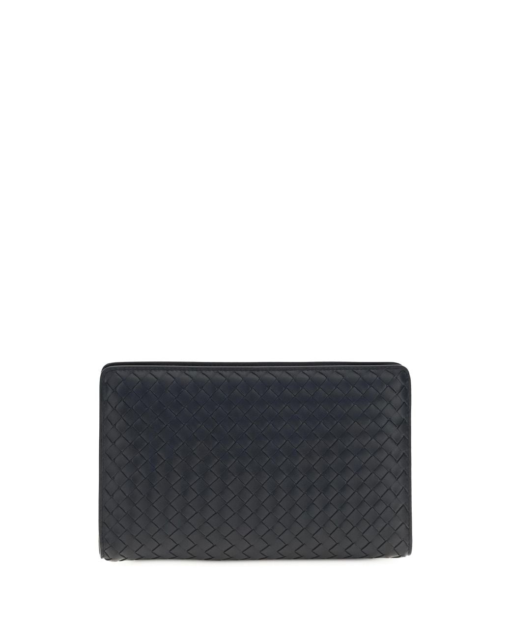 Bottega Veneta Blue Agenda Clutch