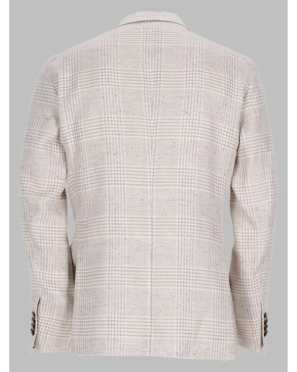Tagliatore Natural Textured Print Jacket for men