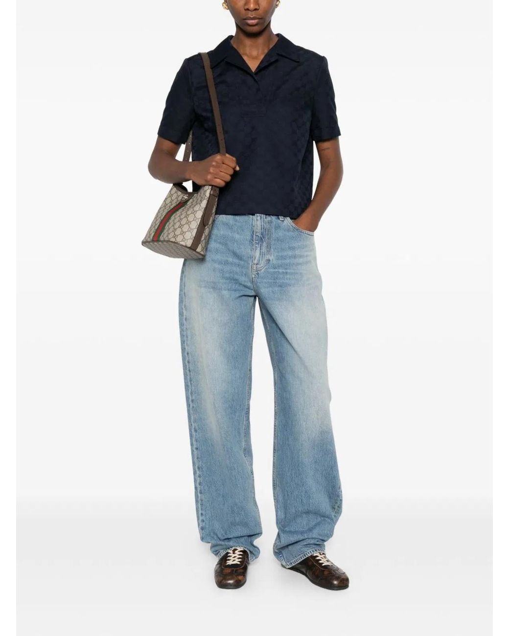 Gucci Blue Denim Cotton Jeans