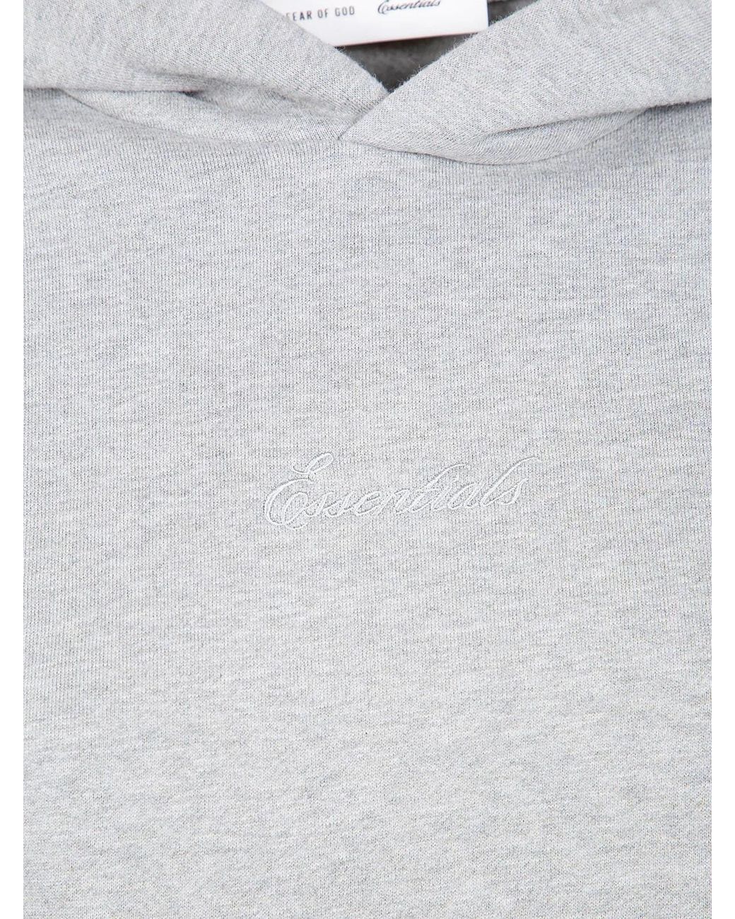 Fear Of God Gray "Signature Classic" Hoodie