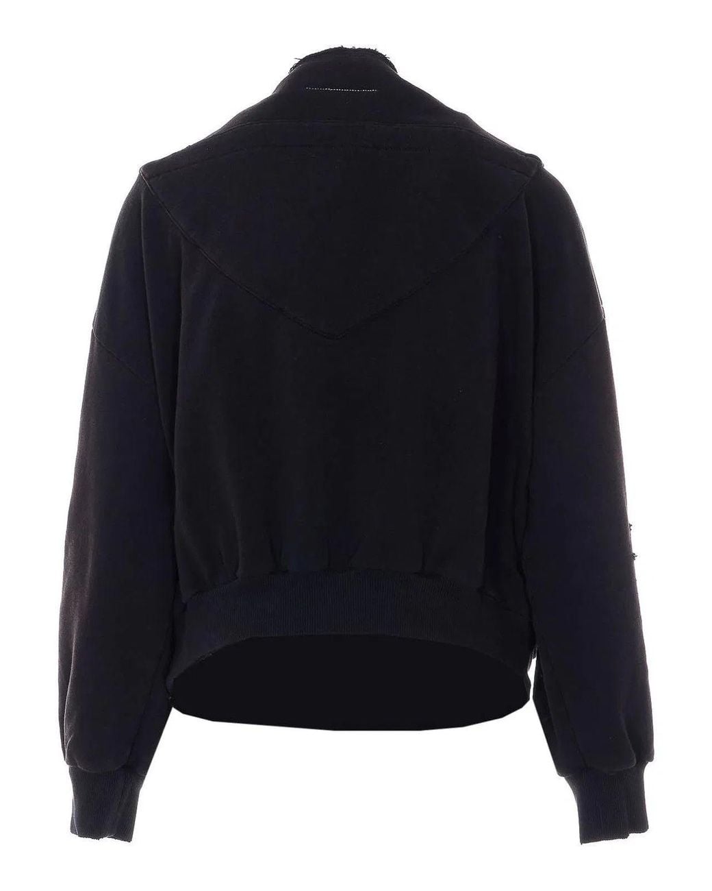 MM6 by Maison Margiela Blue Zip Up Sweatshirt