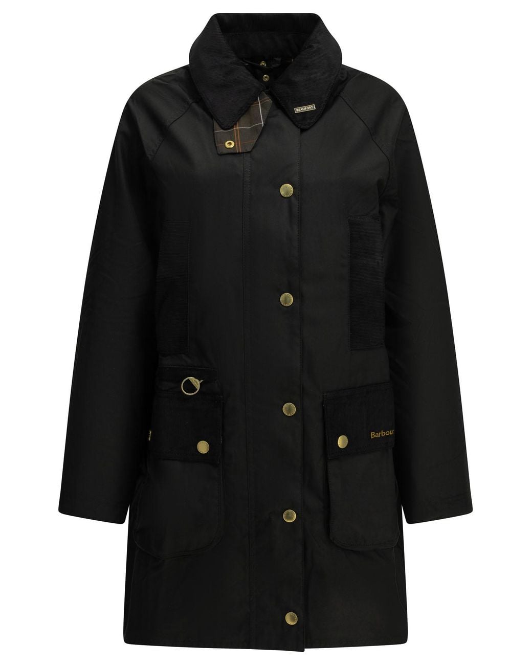 Barbour Black "Modern Beaufort" Raincoat
