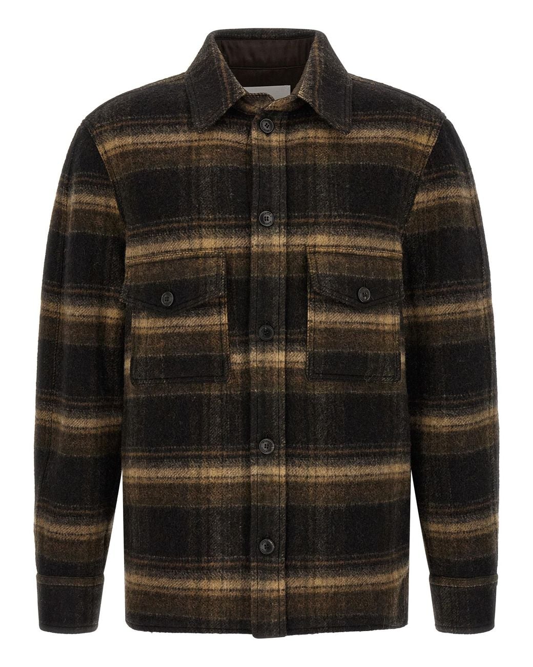 Isabel Marant Black 'Kervon' Wool Overshirt for men