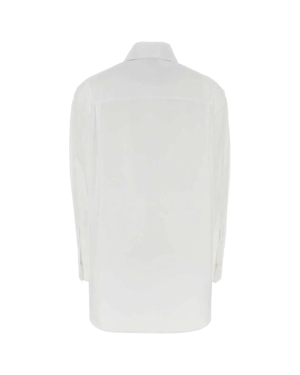 McQueen White Poplin Shirt