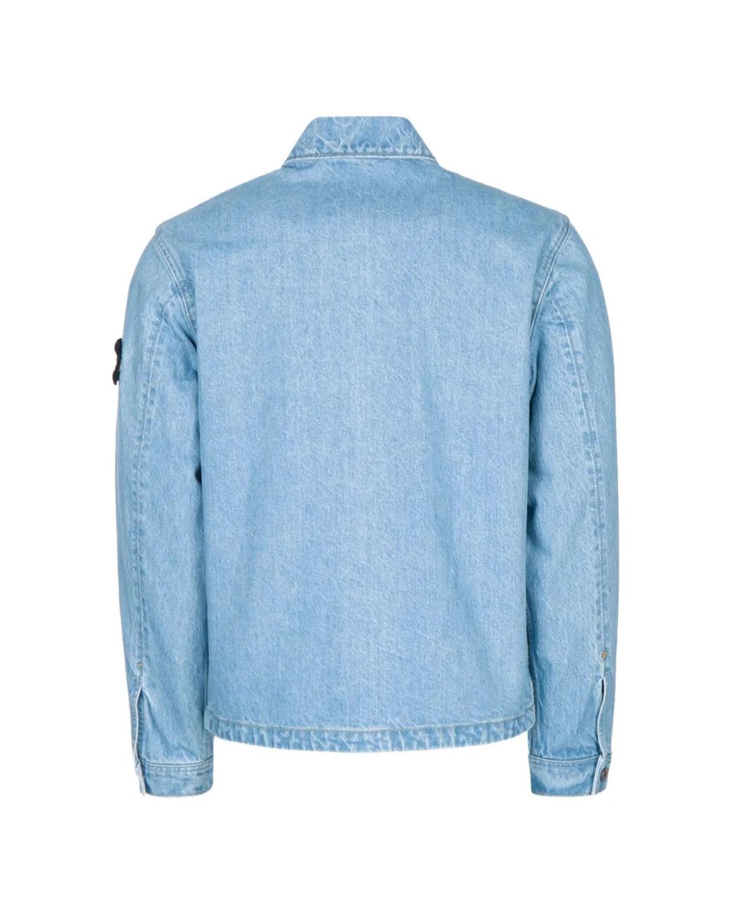 Stone Island Blue 4100006 Denim Jacket for men