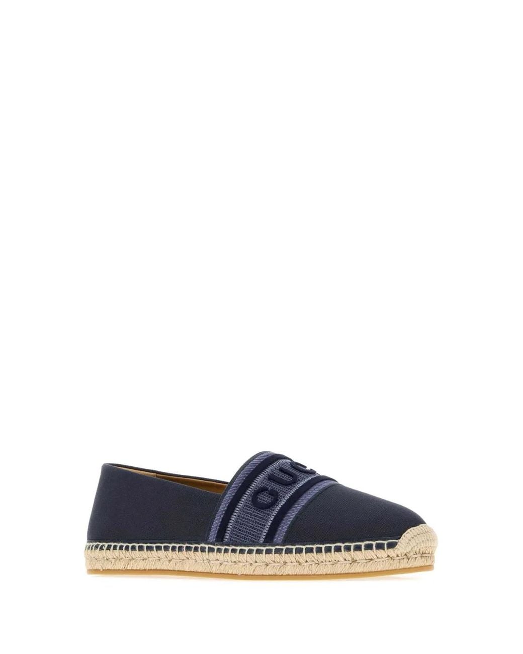 Gucci Blue Canvas Espadrilles for men
