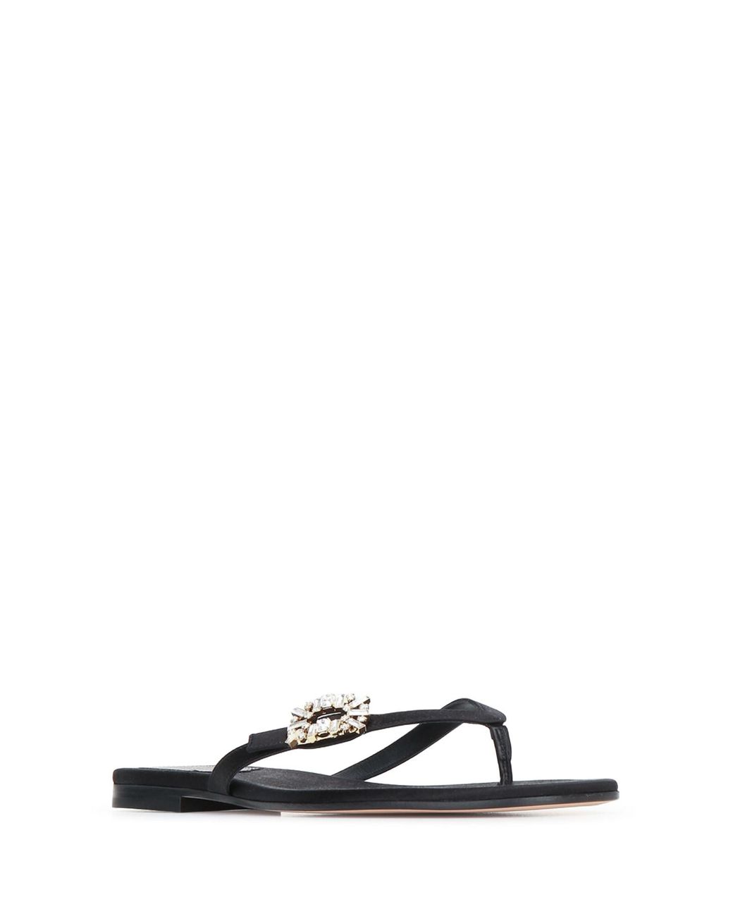 Roger Vivier Black Strass B Infradito Mule 15