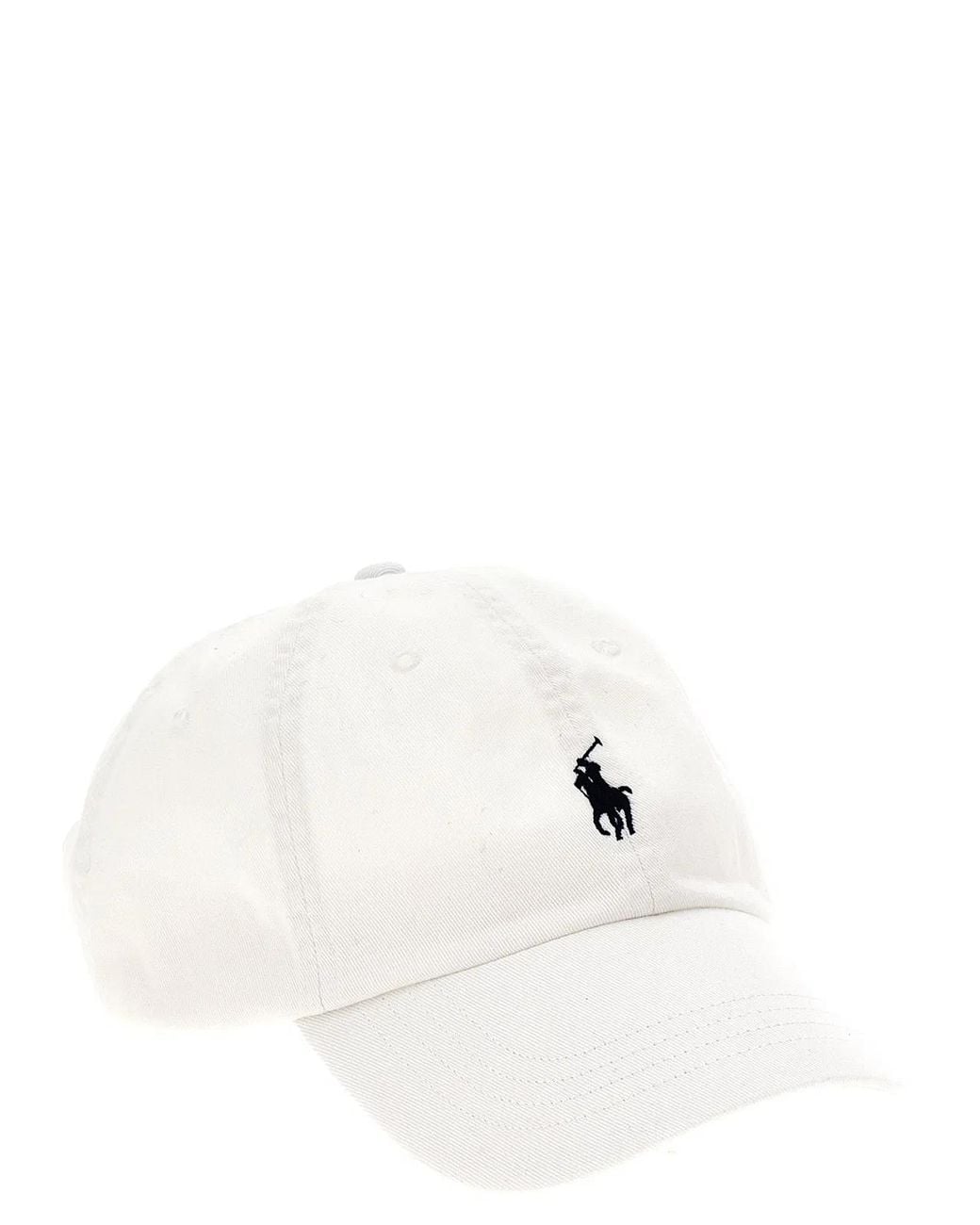 Polo Ralph Lauren White Logo Embroidery Cap for men