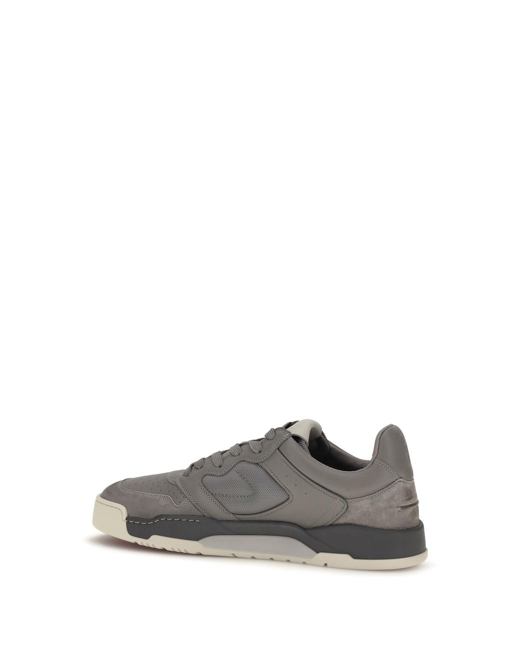 Christian Louboutin Gray Basketball 1 Retro Sneakers Phantom for men