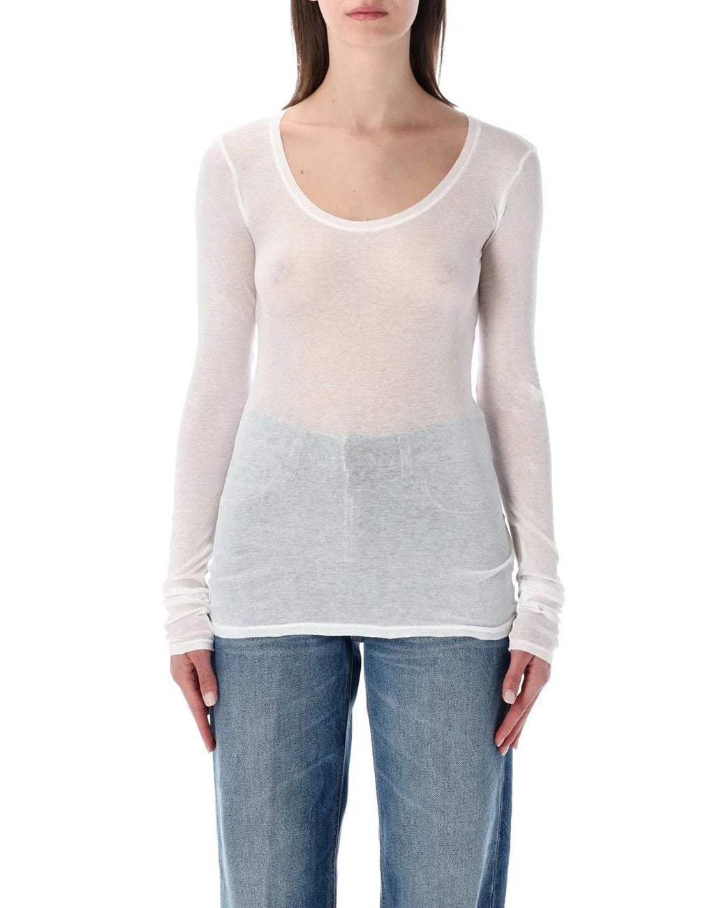 Haikure White Bonnie Straight-Leg Denim Jeans