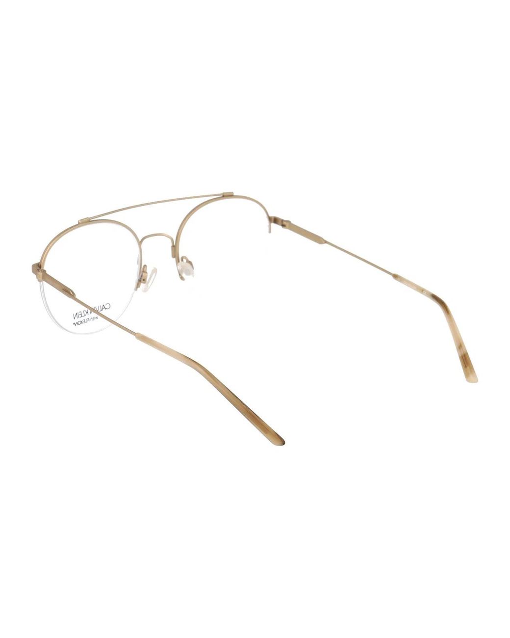 Calvin Klein Metallic Satin Light Metal Optical Glasses