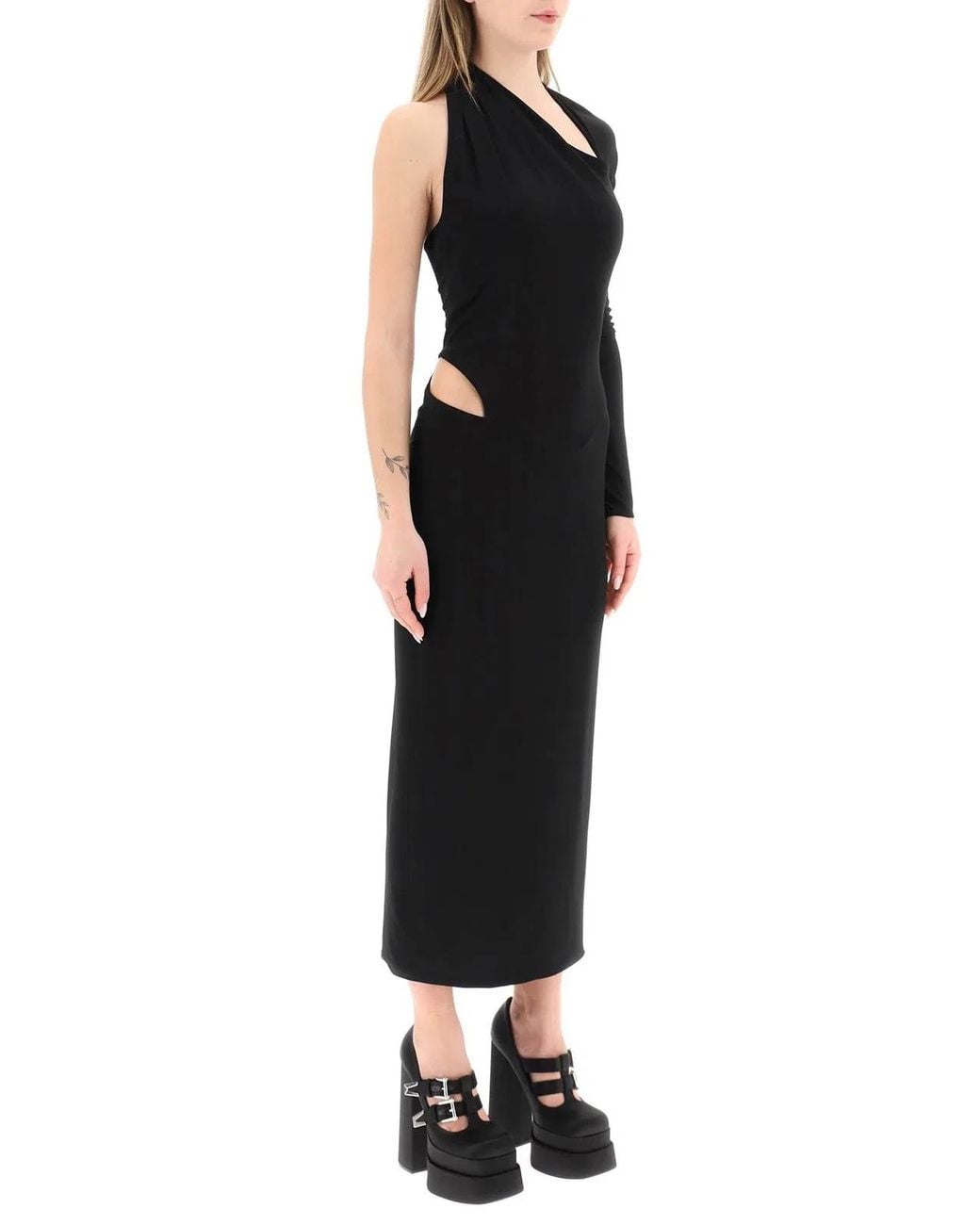Versace Black Cocktail Dress