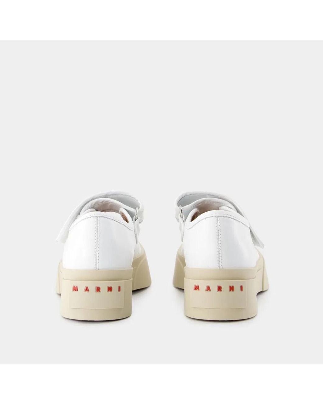 Marni White Mary Jane Sneakers