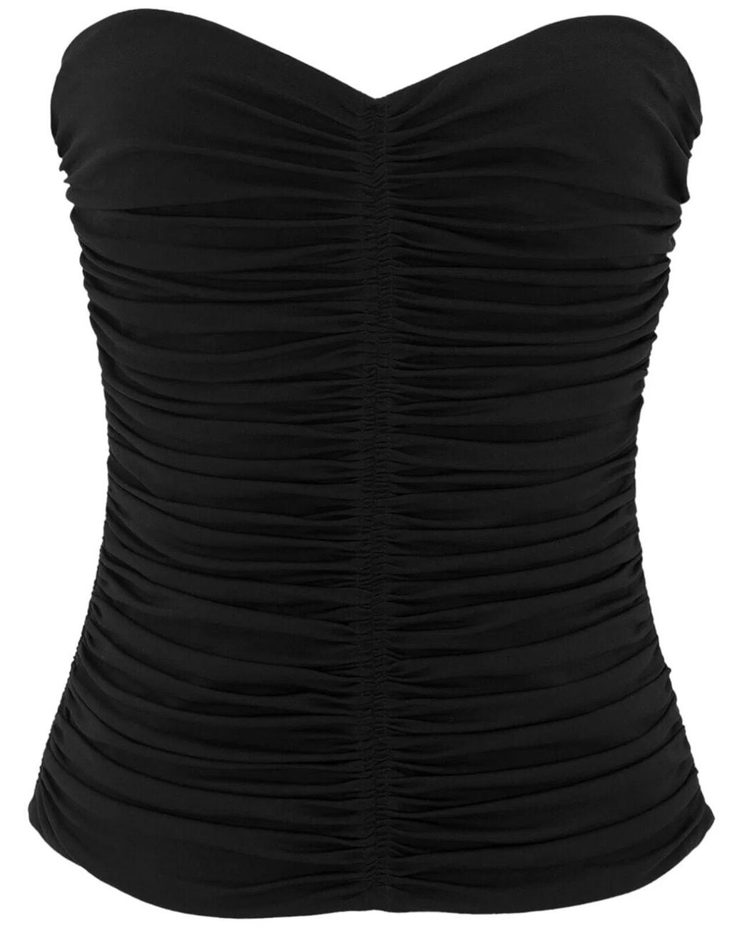 Saint Laurent Black Viscose Top