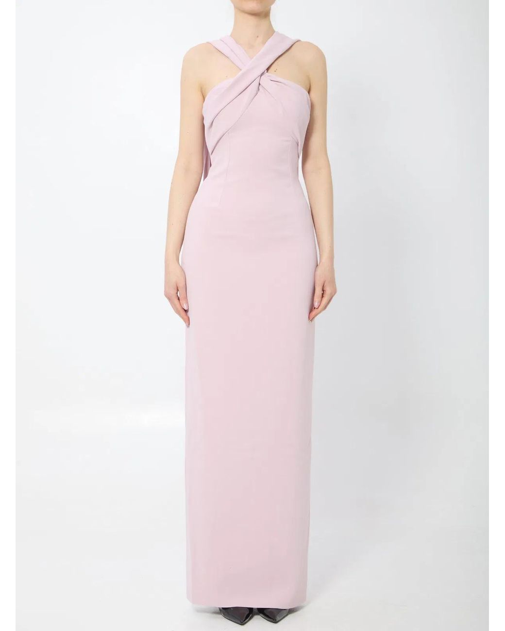 Solace London Pink Rona Maxi Dress