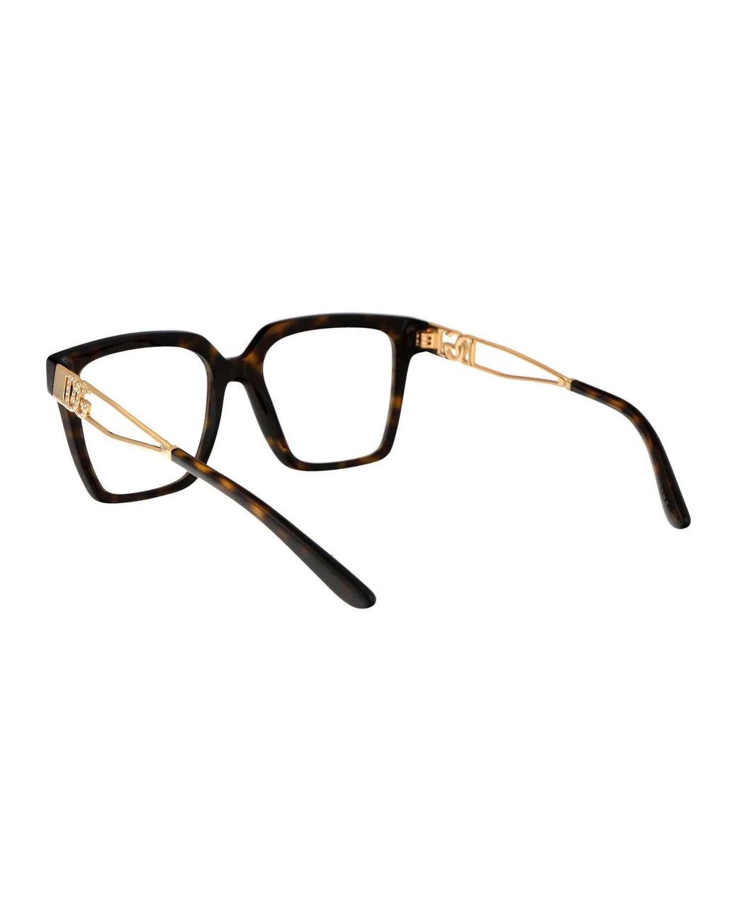 Dolce & Gabbana Black Dolce & Gabbana Acetate Optical Glasses
