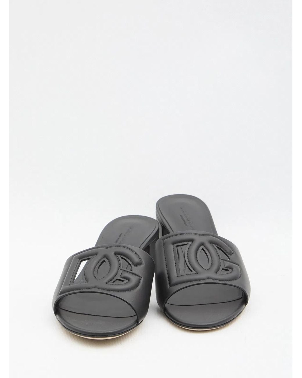 Dolce & Gabbana Black Dolce & Gabbana Dna 40Mm Dg Millennials Mules