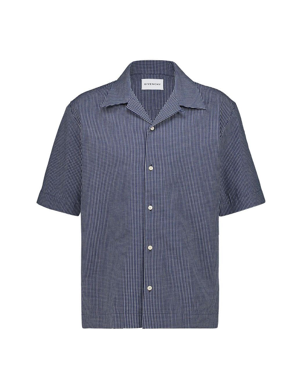 Givenchy Blue Cotton Bowling Shirt