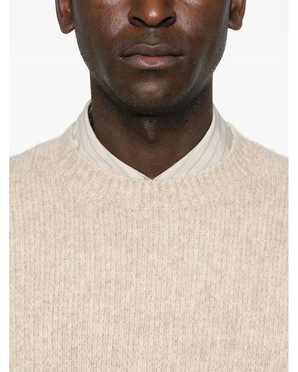 sunflower White Yak Sweater for men