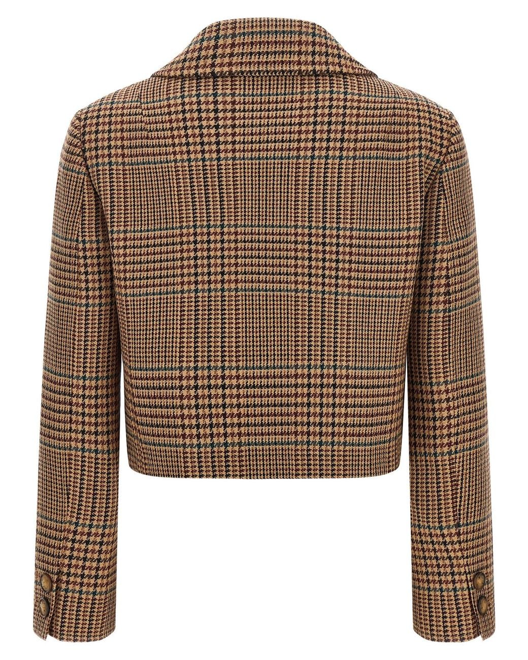 Etro Brown Prince Of Wales Blazer