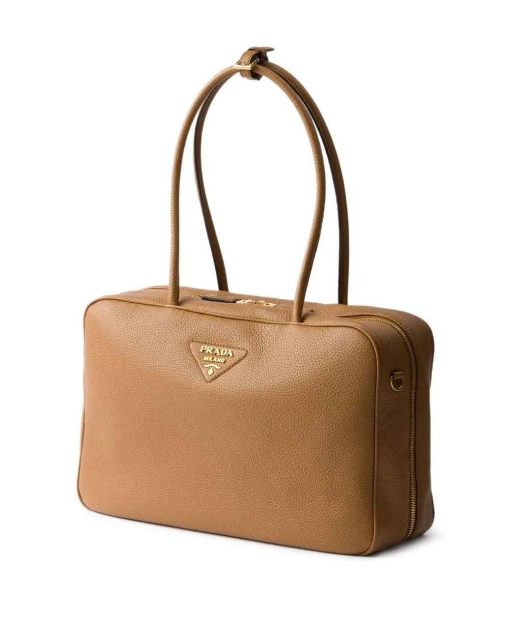 Prada Brown Grosse Henkeltasche