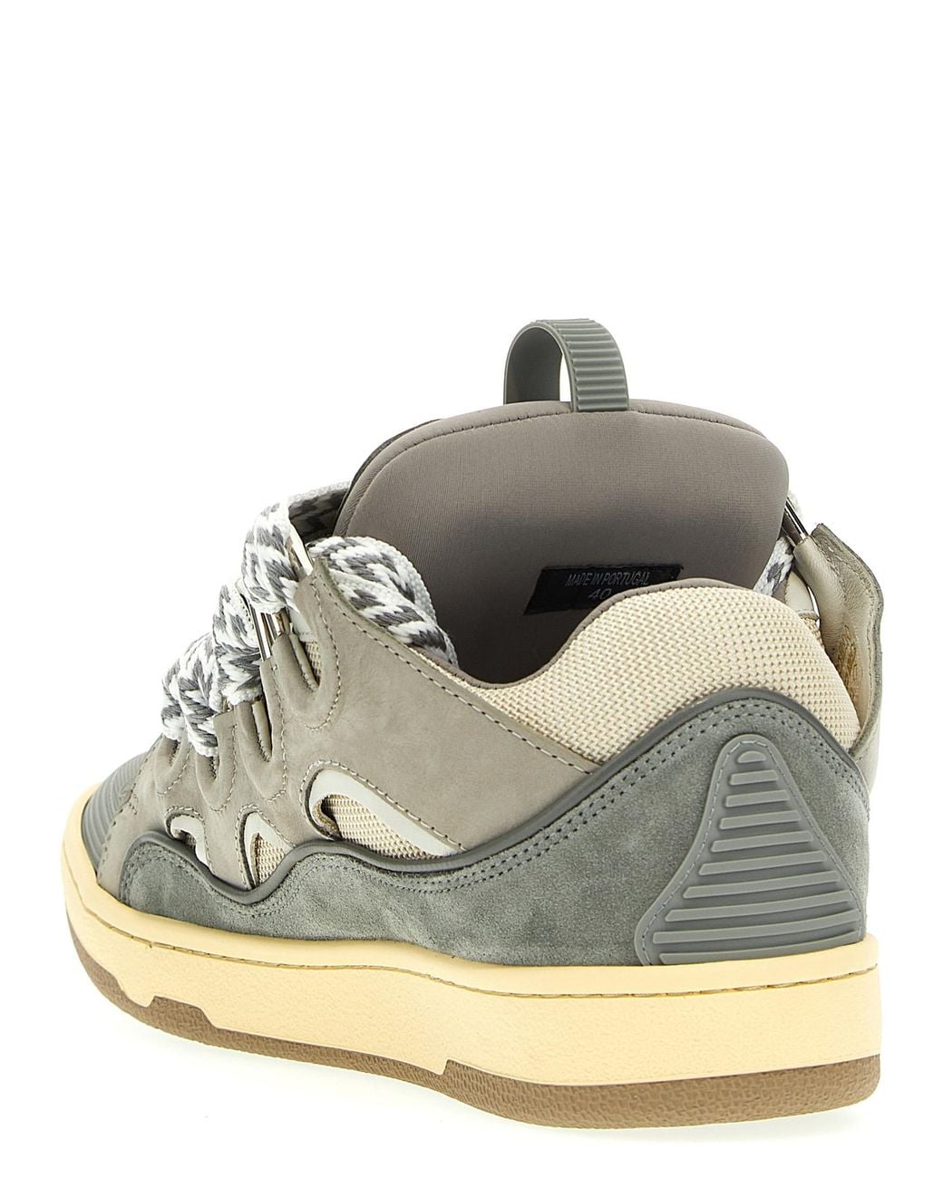 Lanvin White 'Curb' Sneakers for men