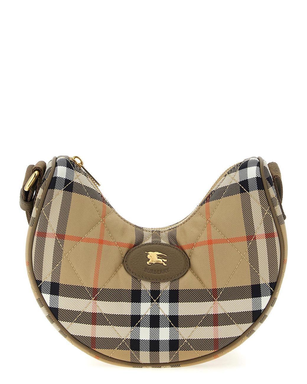 Burberry Natural 'Horseshoe' Crossbody Bag