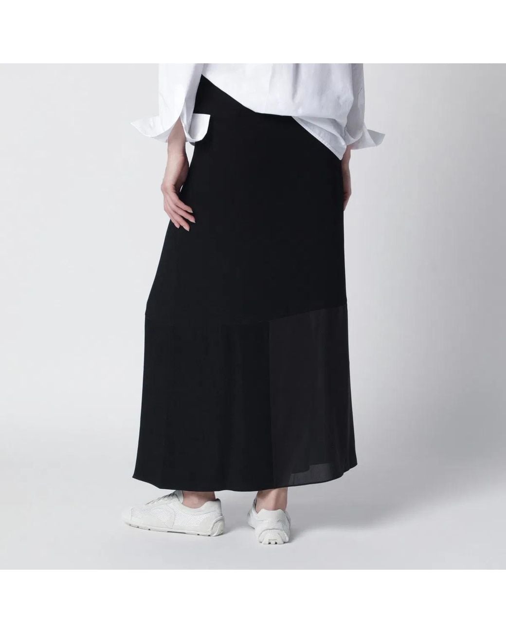 6397 Black Patchwork Skirt
