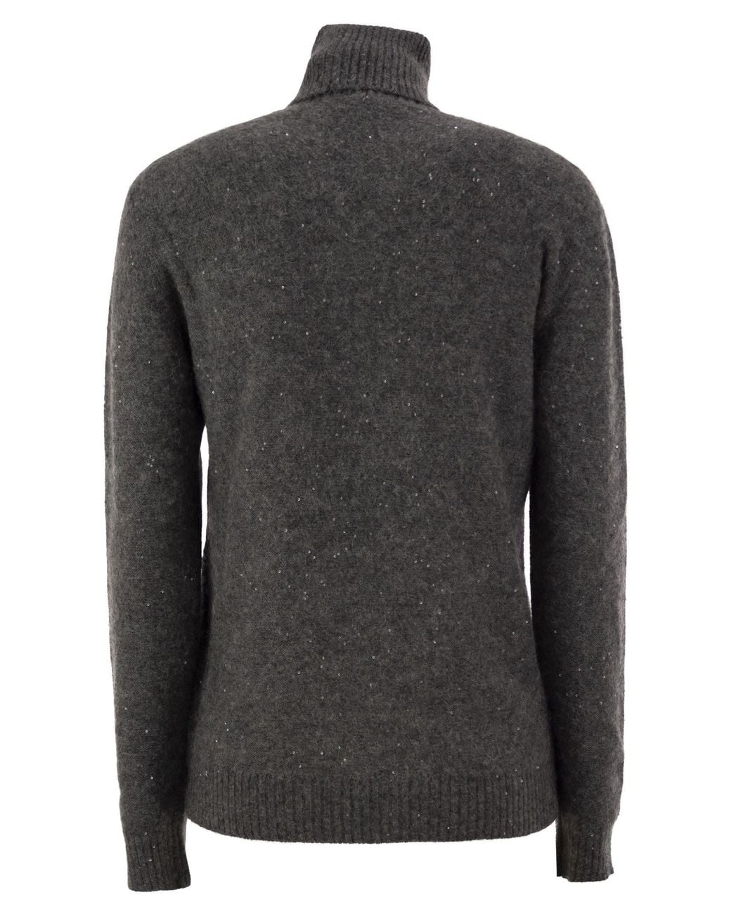 Fabiana Filippi Black Fine Knit Turtleneck