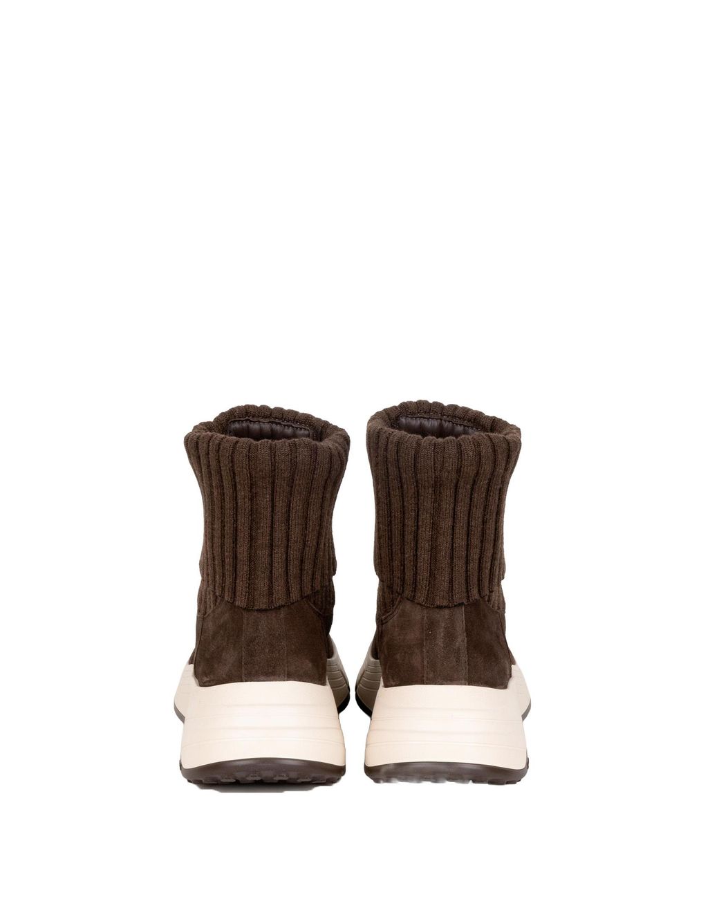 Hogan Brown Suede Ankle Boots