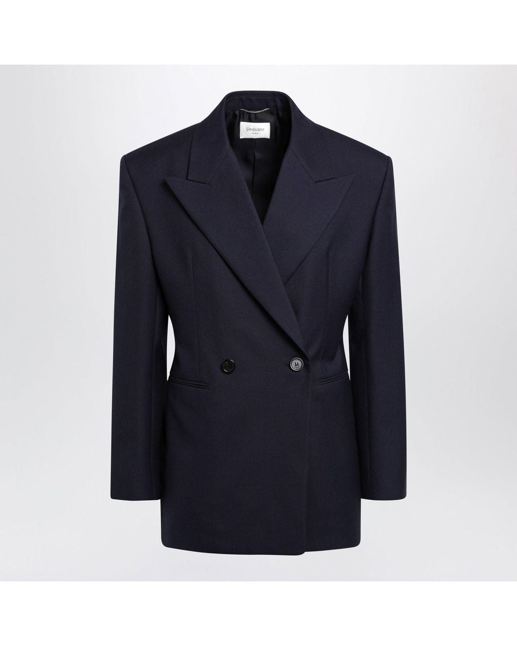 Saint Laurent Blue Doublebreasted Jacket for men