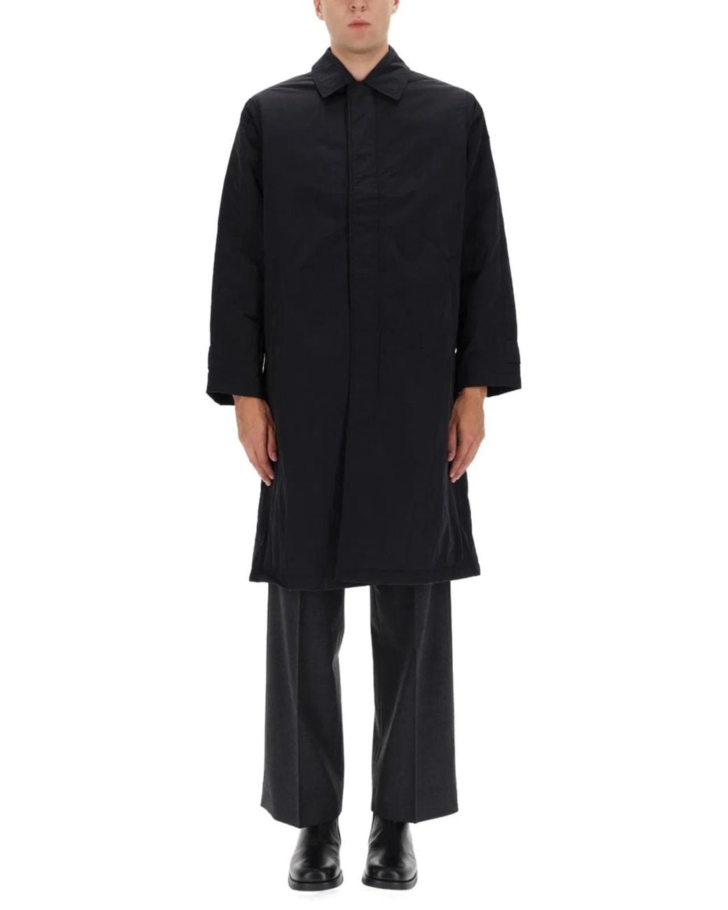 sunflower Black "Relaxed" Coat for men