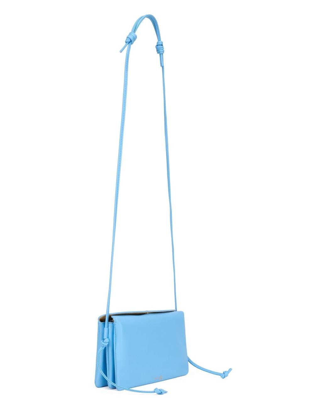Céline Blue Shoulder Bag Smooth Leather Lambskin