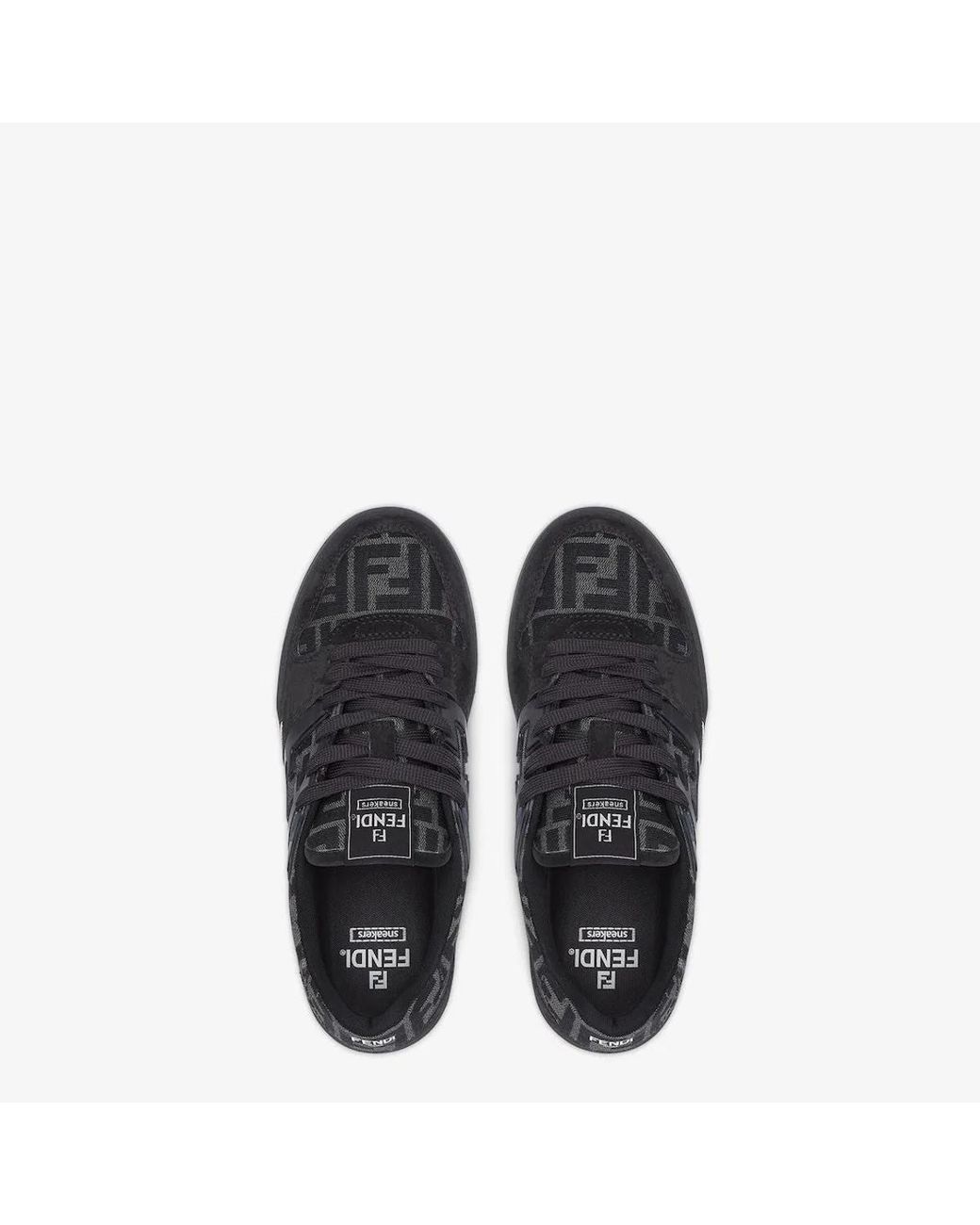 Fendi Black Match Sneakers for men