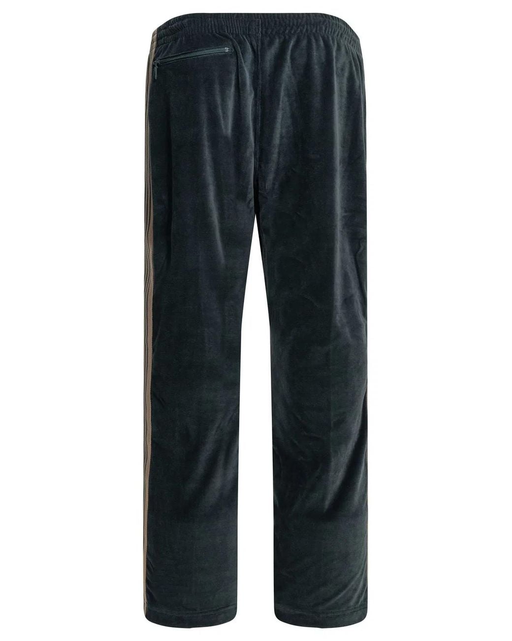 Needles Blue Cotton Polyester Sports Pants for men