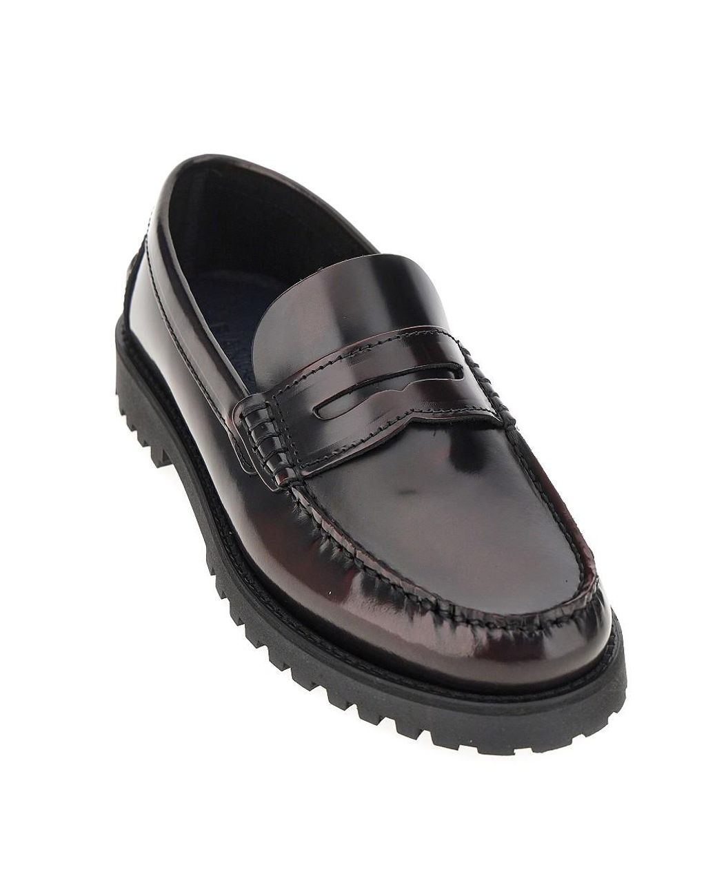 BIANCO LEVRIN Black Biagreg Leather Loafers for men