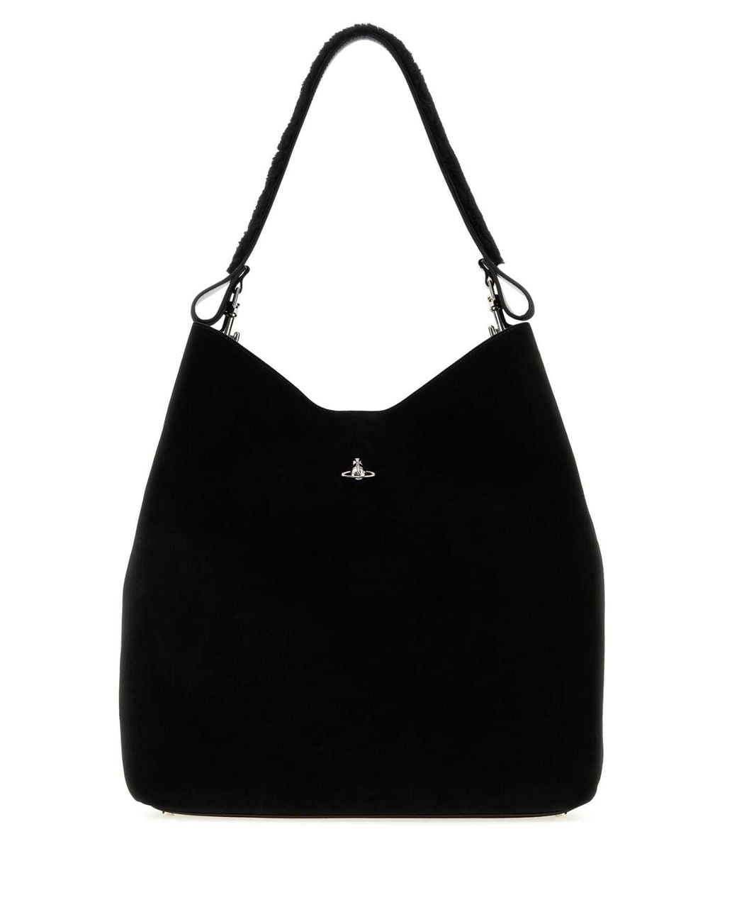 Vivienne Westwood Black Lottie Shoulder Bag Large