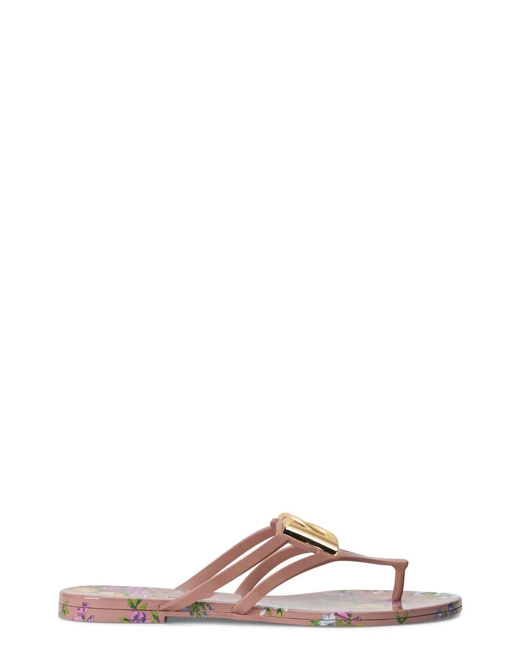 Dolce & Gabbana Multicolor Dolce & Gabbana Rubber Slide With Logo