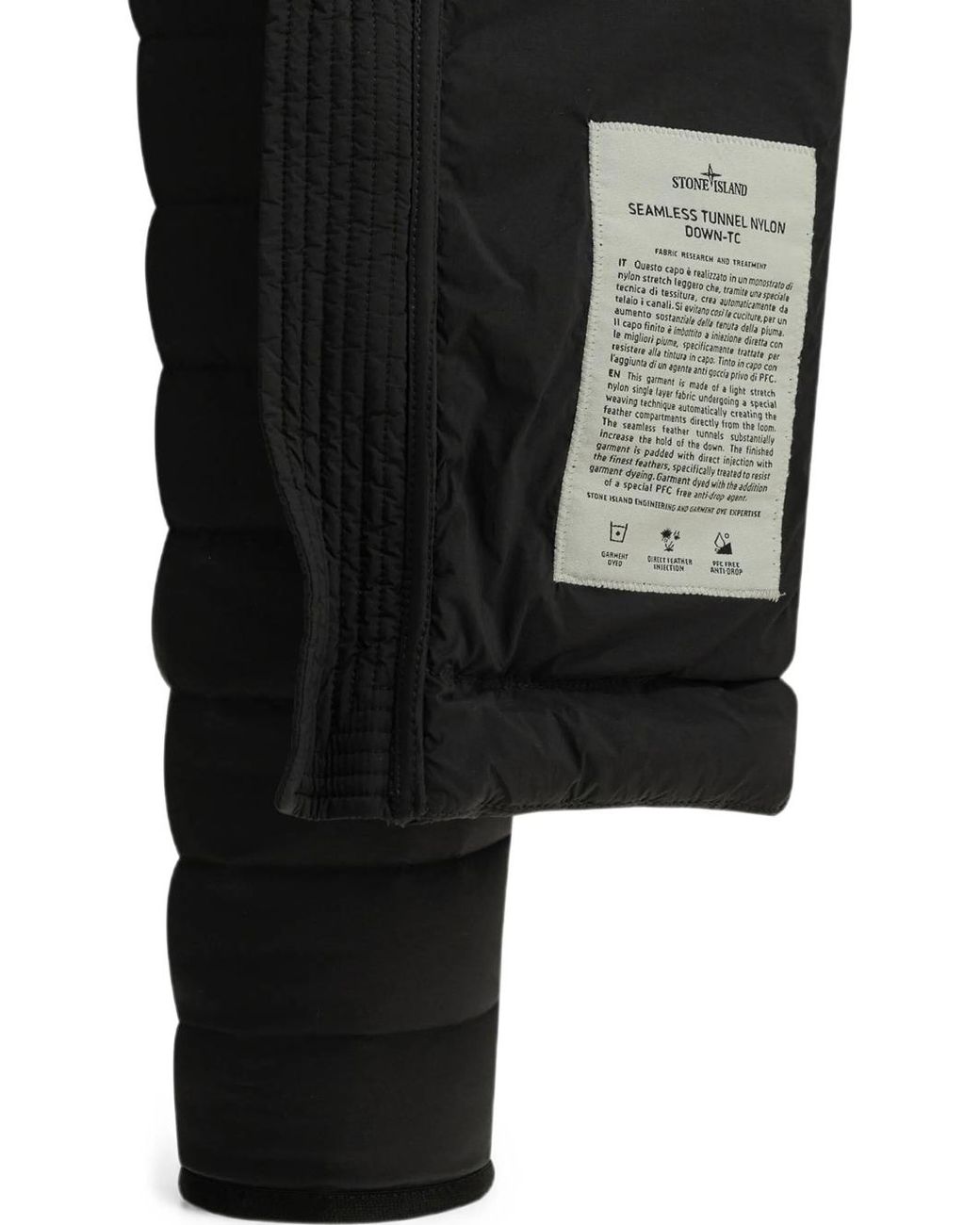 Stone Island Black Polyamide Jacket for men