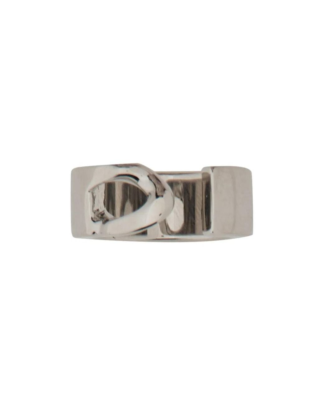 MM6 by Maison Margiela White "Minimal Numeric" Band Ring
