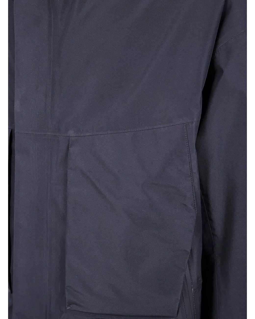 Laminar Blue Cropped Packets Parka Jacket for men
